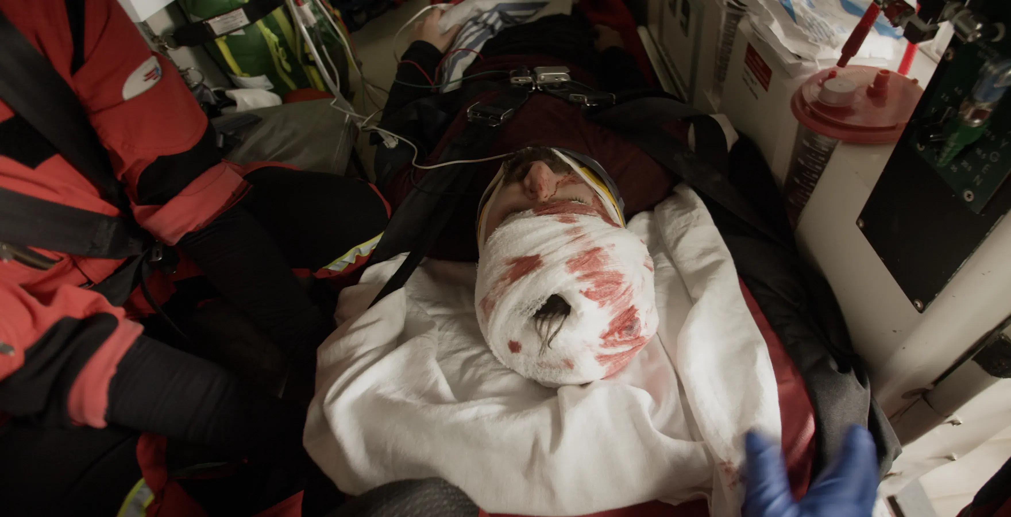 Emergency team sharing live feeds through HoloPod